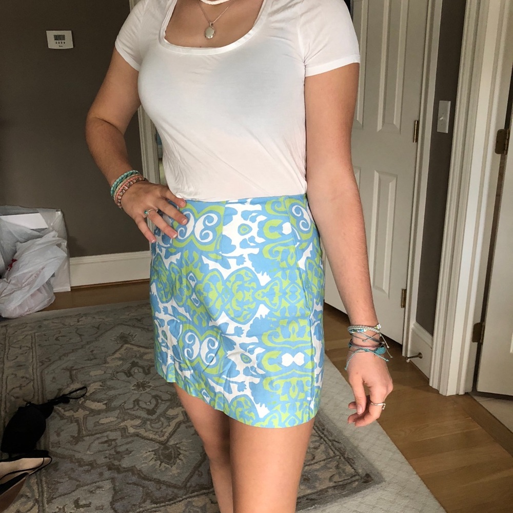 Lilly Pullizer look alike KS Kaeli Smith skirt